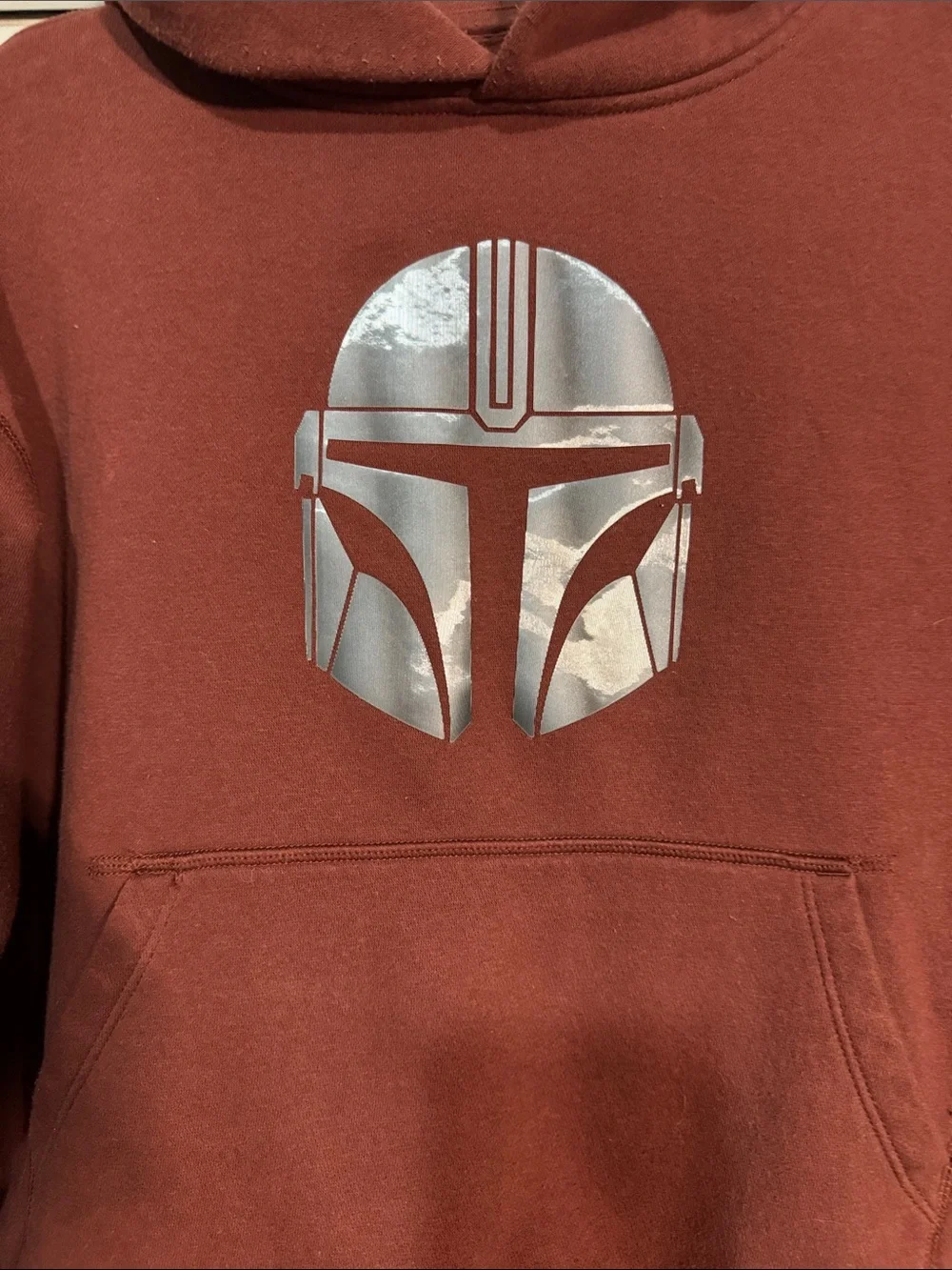 GAP x Star Wars Brown Graphic Sweatshirt - Metallic Silver Logo Limited Edition-